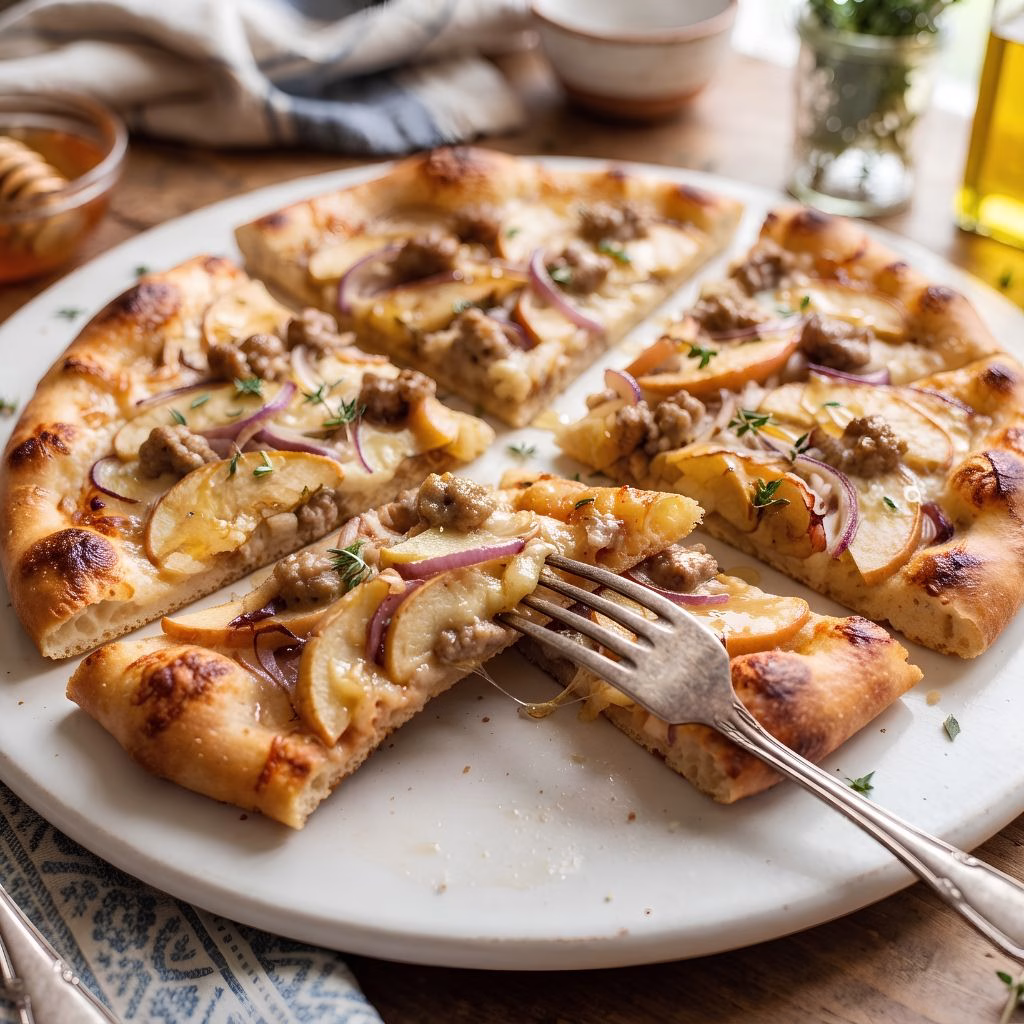 Pumpkin Apple Flatbread Recipe