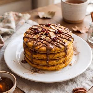 Pumpkin Banana Pancakes Recipe