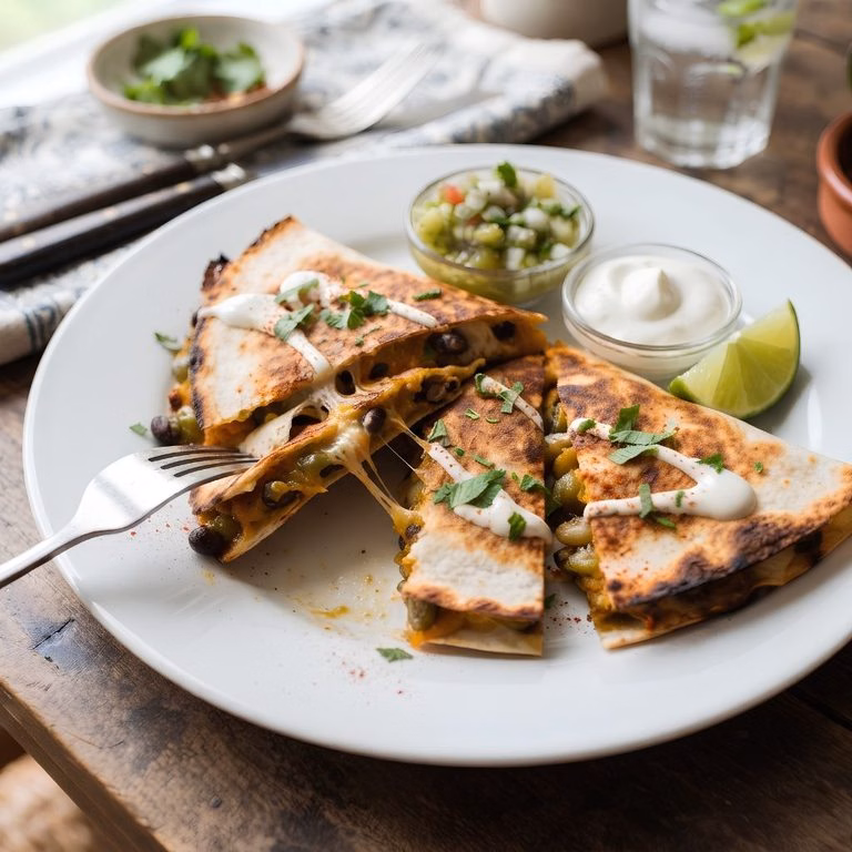 Pumpkin Black Bean Quesadillas Recipe