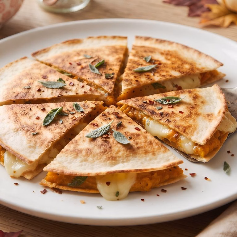 Pumpkin Brie Quesadilla Recipe