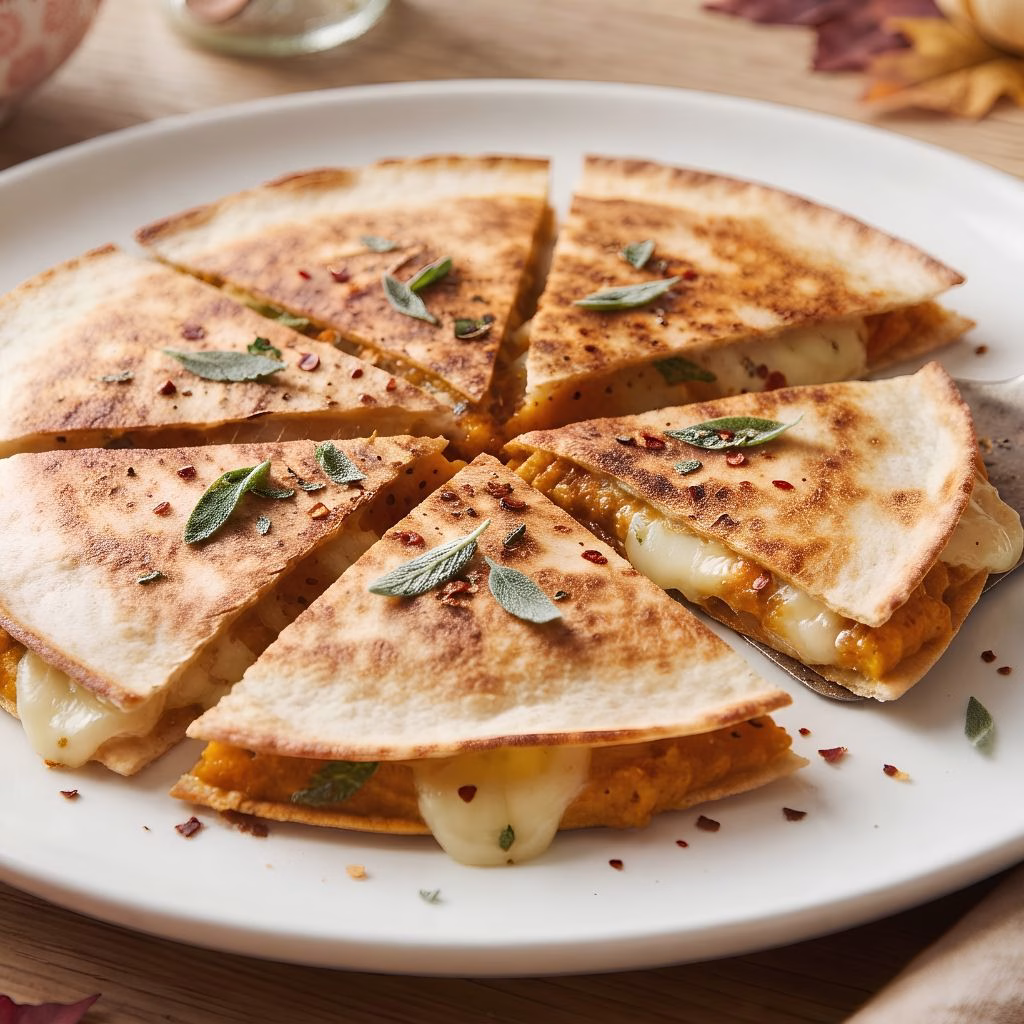 Pumpkin Brie Quesadilla Recipe