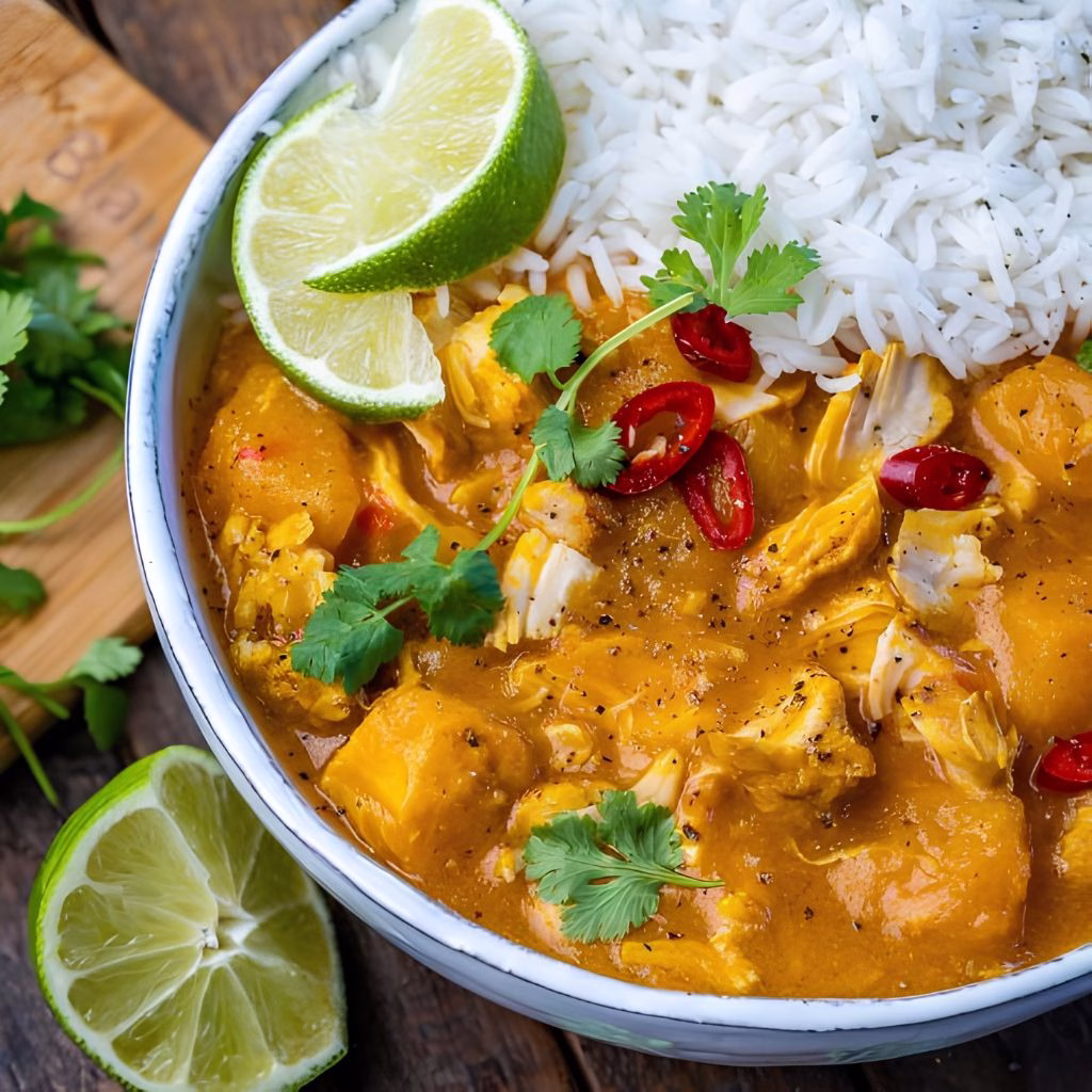 Pumpkin Chicken Curry Recipe