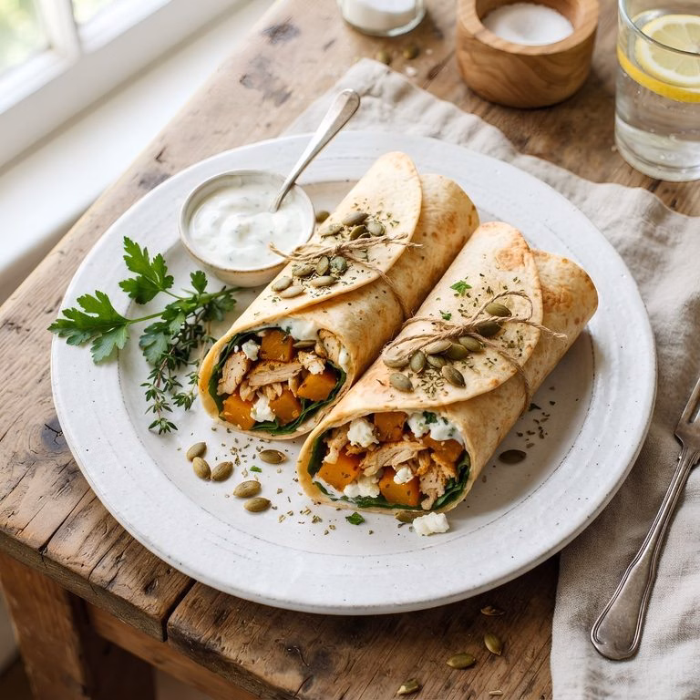 Pumpkin Chicken Wrap Recipe