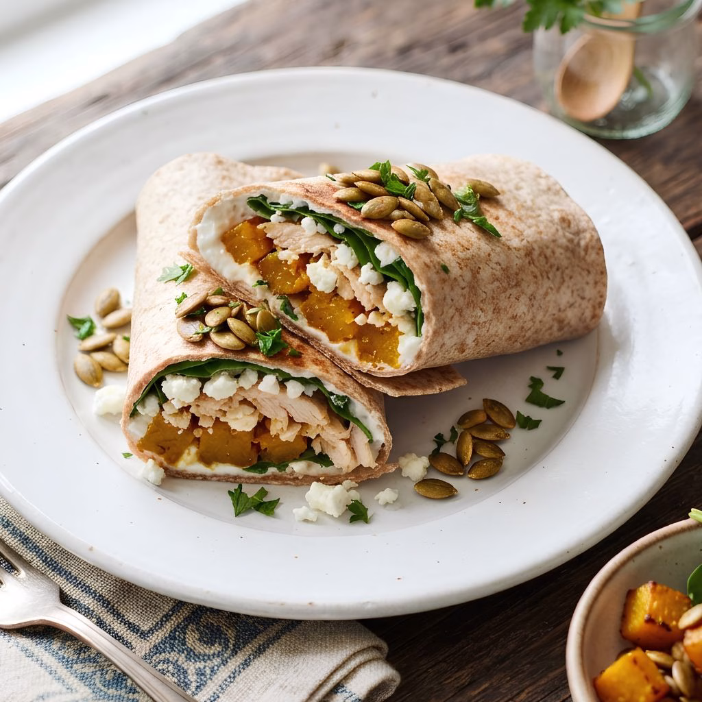 Pumpkin Chicken Wrap Recipe