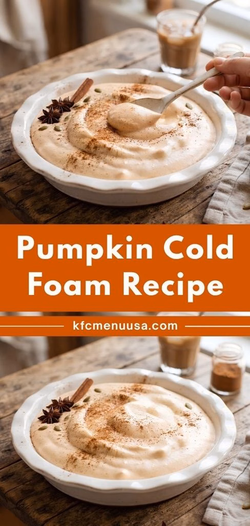 Pumpkin Cold Foam Recipe