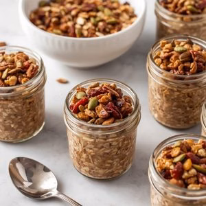 Pumpkin Cranberry Overnight Oats Recipe
