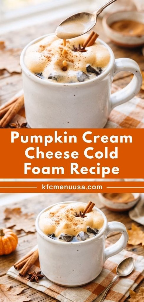 Pumpkin Cream Cheese Cold Foam Recipe