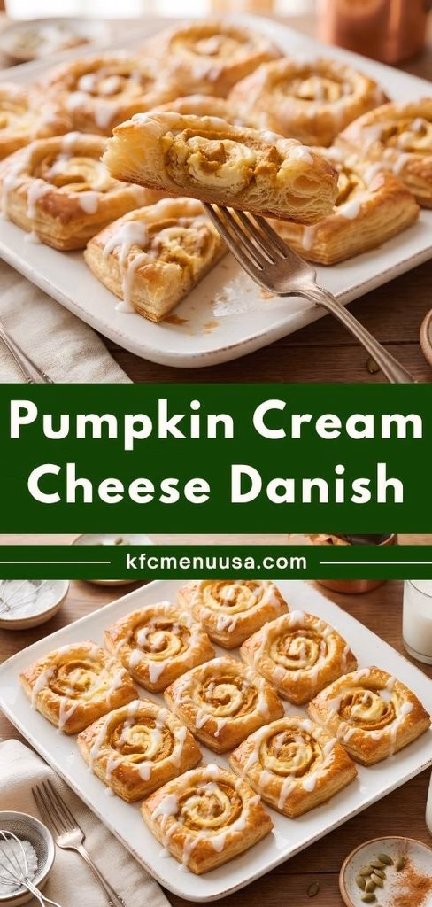 Pumpkin Cream Cheese Danish Recipe