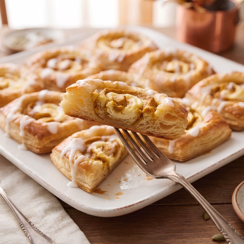 Pumpkin Cream Cheese Danish Recipe