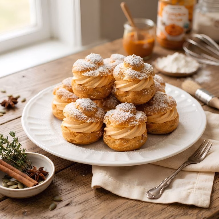 Pumpkin Cream Puffs Recipe