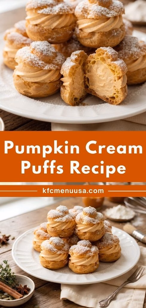 Pumpkin Cream Puffs Recipe