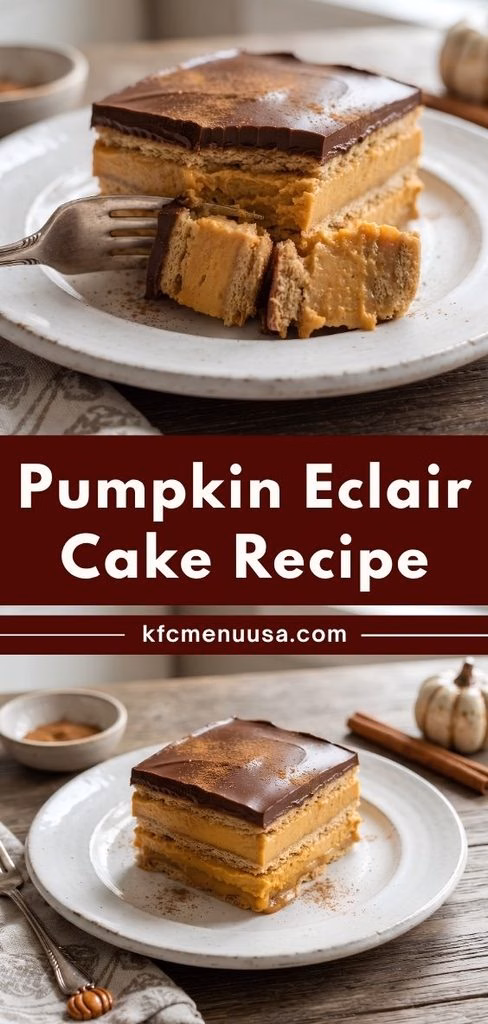 Pumpkin Eclair Cake Recipe
