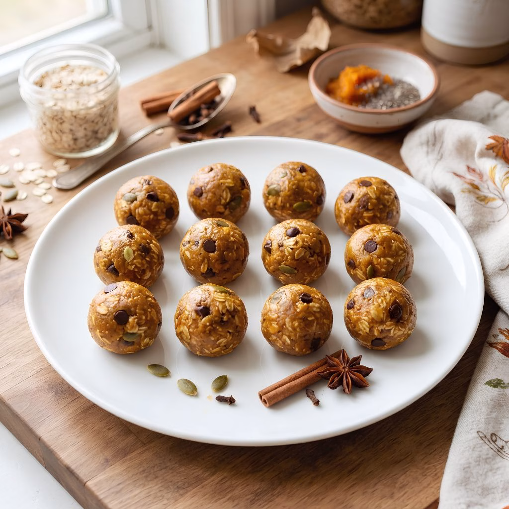 Pumpkin Energy Balls Recipe