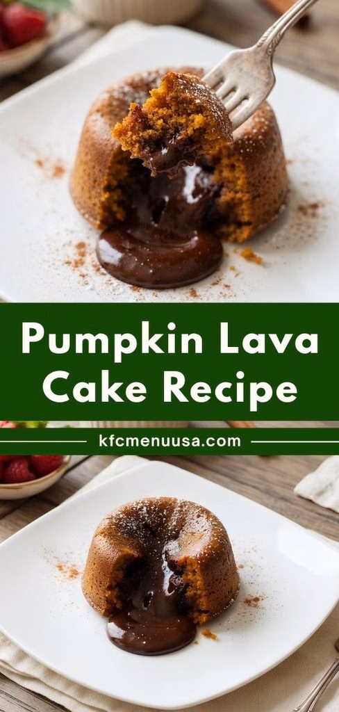 Pumpkin Lava Cake Recipe