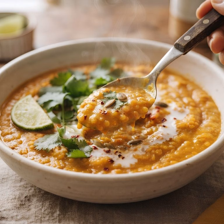 Pumpkin Lentil Soup Recipe