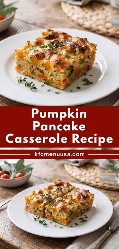 Pumpkin Pancake Casserole Recipe