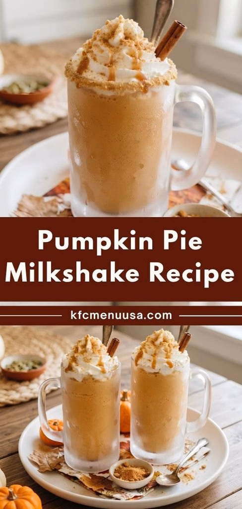 Pumpkin Pie Milkshake Recipe