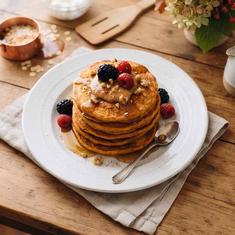 Pumpkin Protein Pancakes Recipe