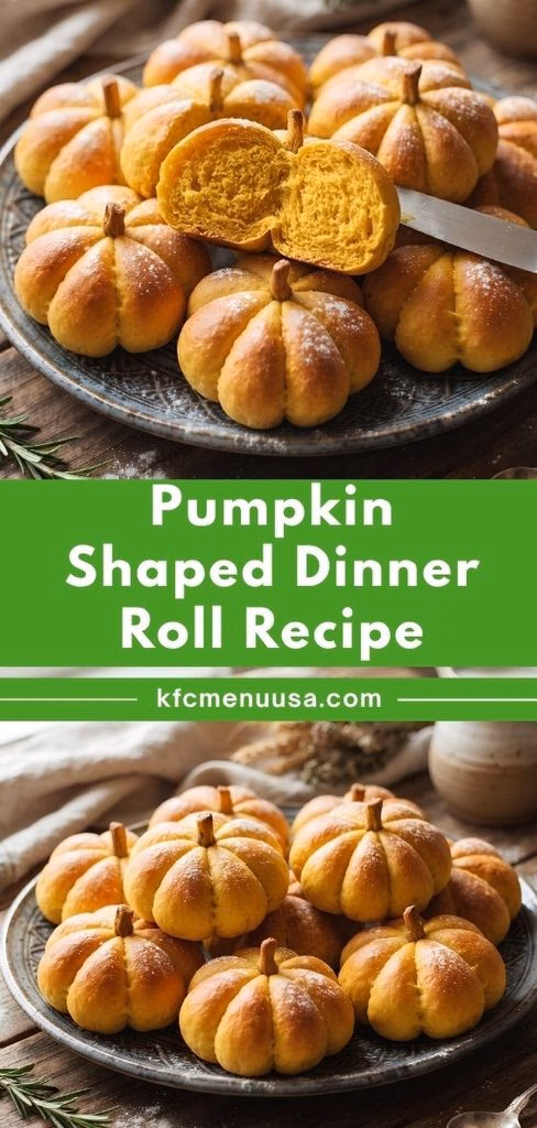 Pumpkin Shaped Dinner Rolls Recipe