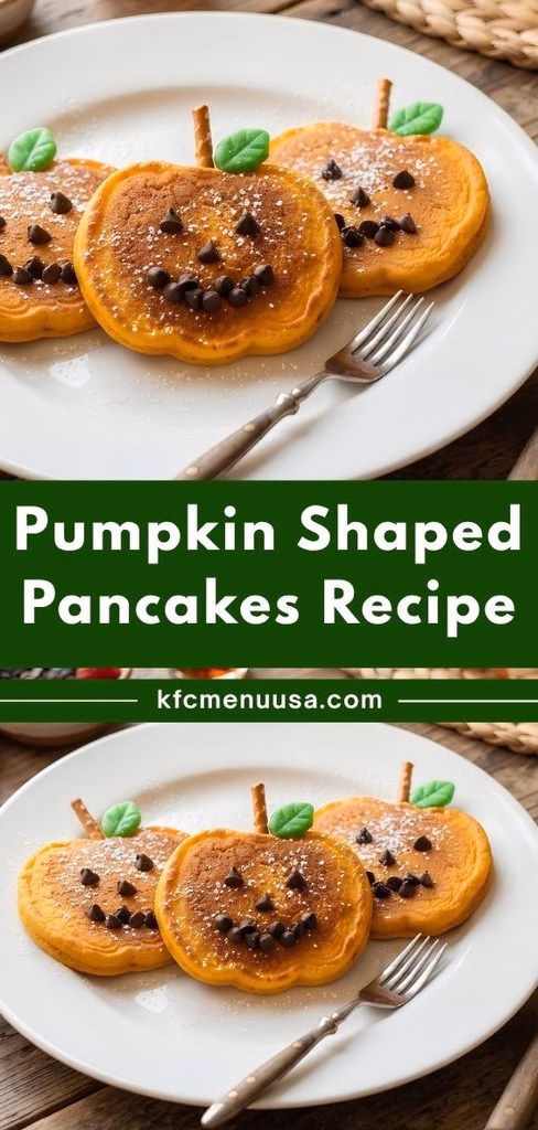 Pumpkin Shaped Pancakes Recipe