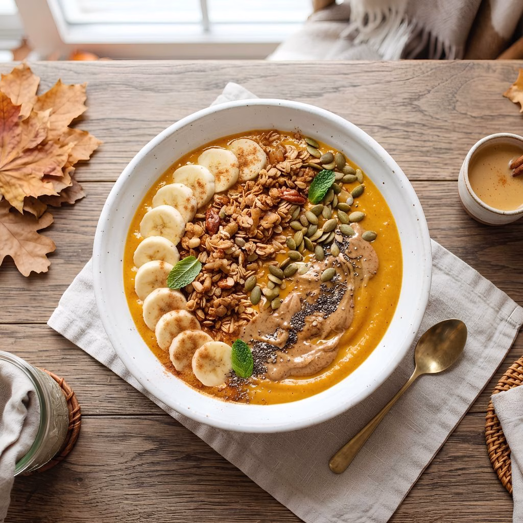 Pumpkin Smoothie Bowl Recipe