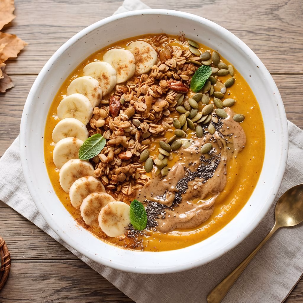 Pumpkin Smoothie Bowl Recipe