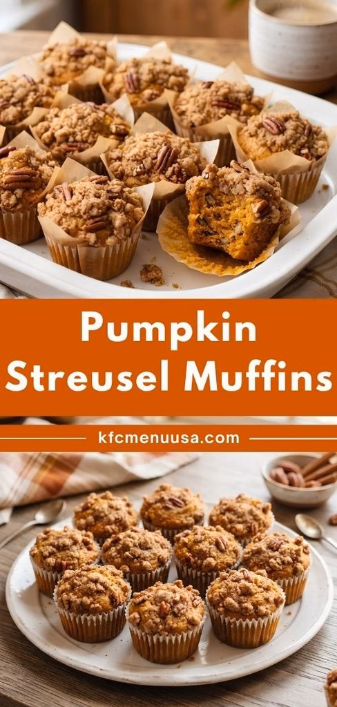 Pumpkin Streusel Muffins Recipe