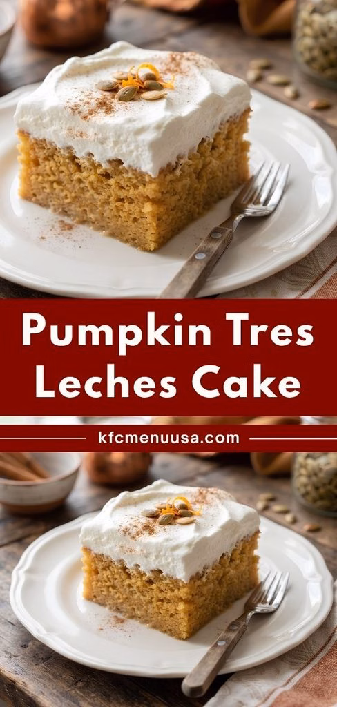Pumpkin Tres Leches Cake Recipe