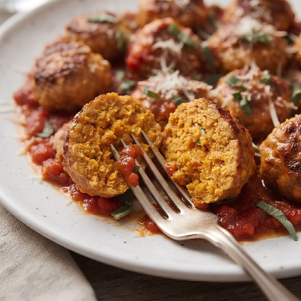 Pumpkin Turkey Meatballs Recipe