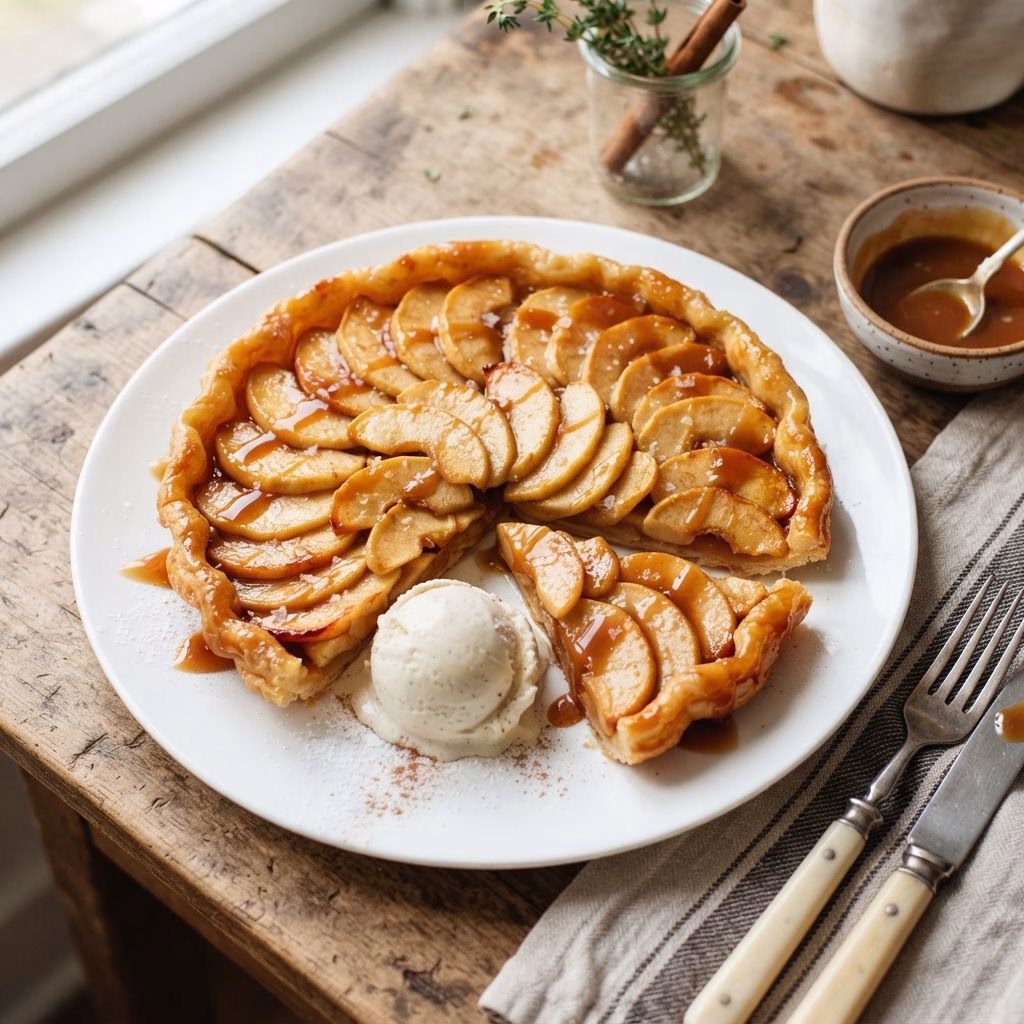 Salted Caramel Apple Tart Recipe