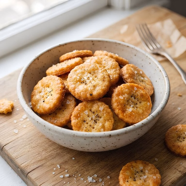 Sharp Cheddar Cheese Crackers Recipe