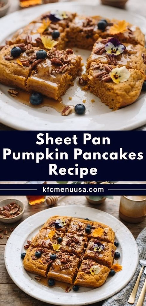 Sheet Pan Pumpkin Pancakes Recipe