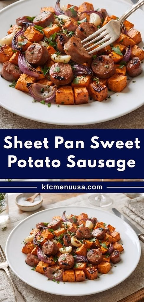 Sheet Pan Sweet Potato Sausage Recipe