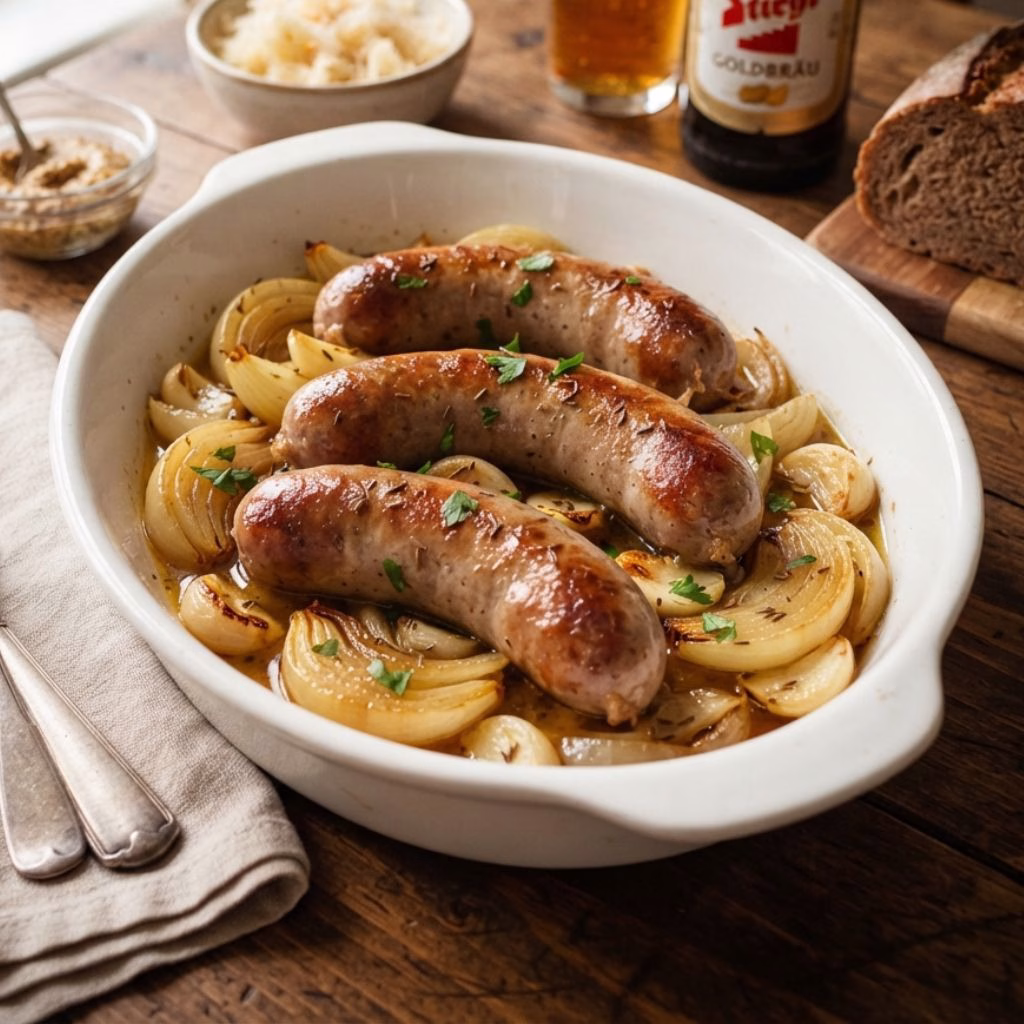 Slow Cooker Bratwurst Recipe
