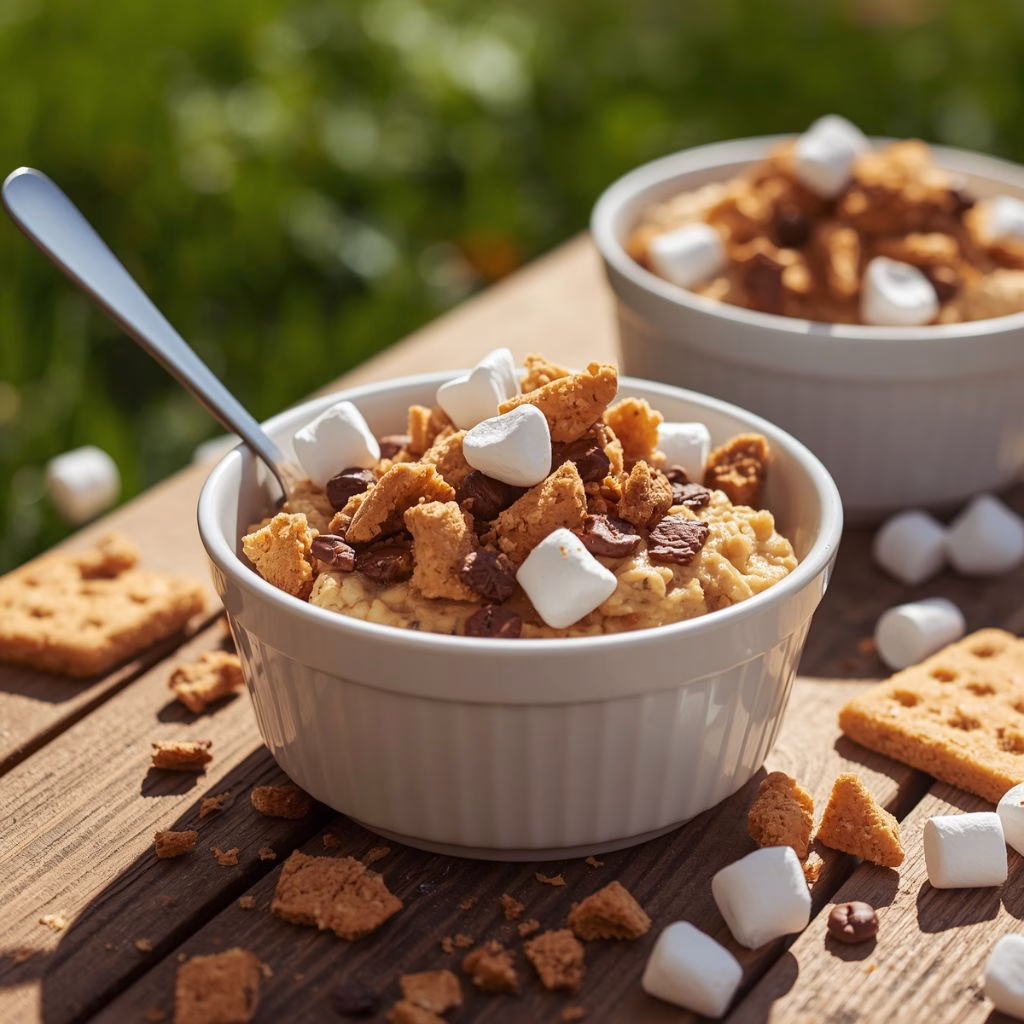 S'mores Baked Oatmeal Recipe