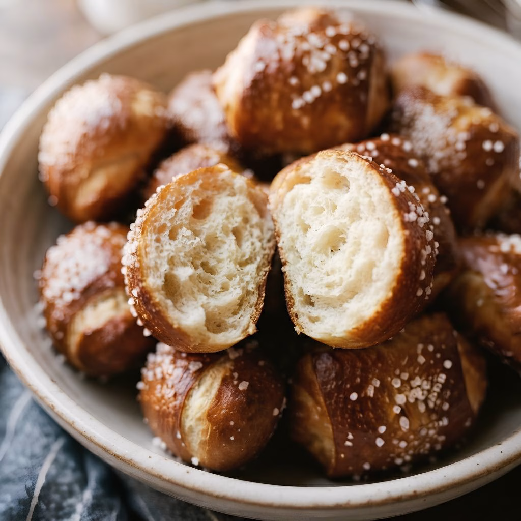 Soft Pretzel Bites Recipe