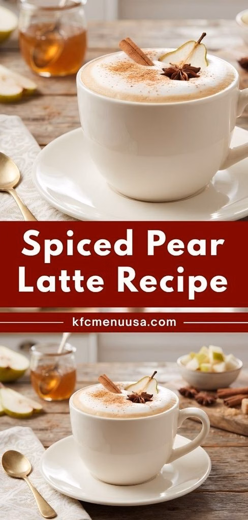 Spiced Pear Latte Recipe