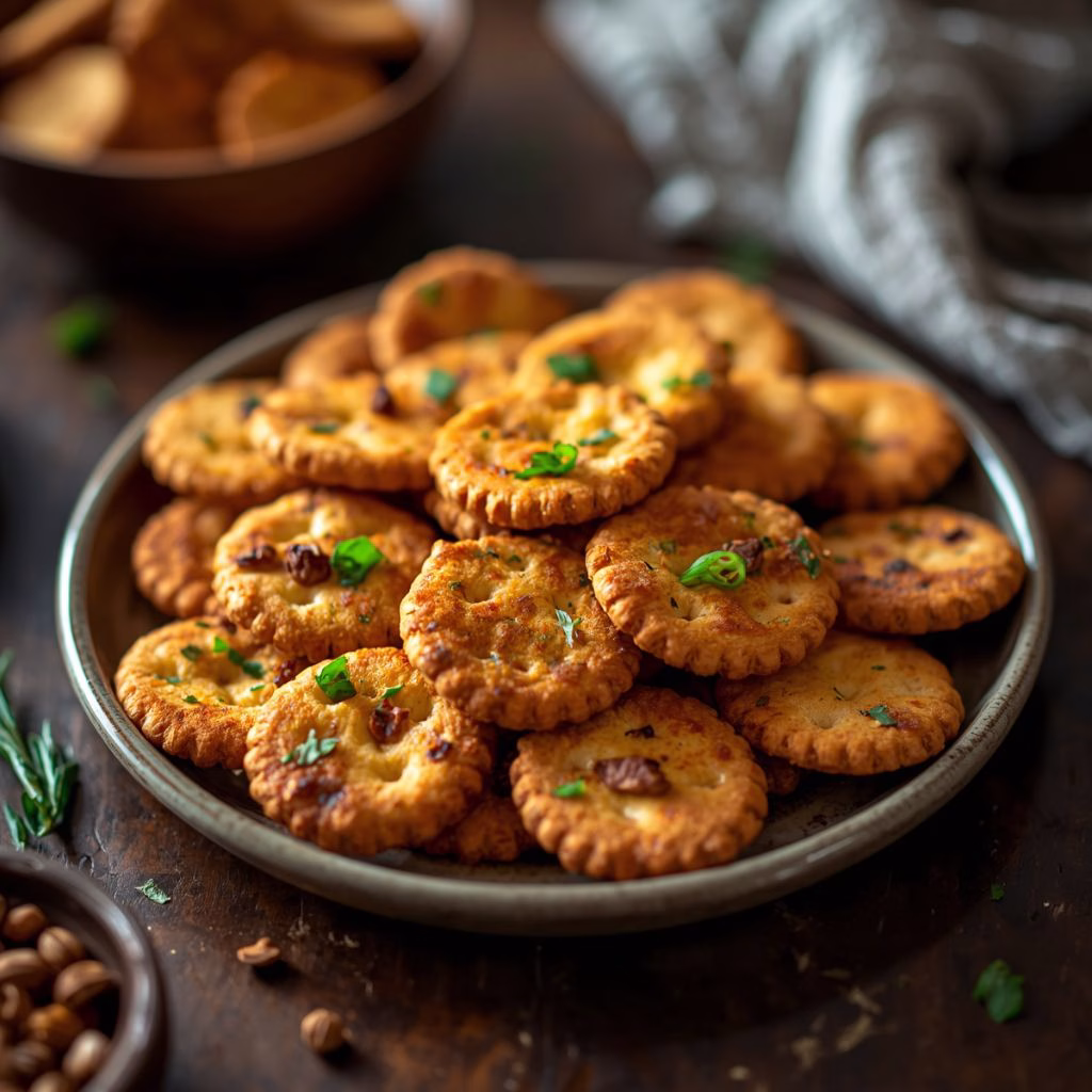 Spicy Jalapeño Cheese Crackers Recipe