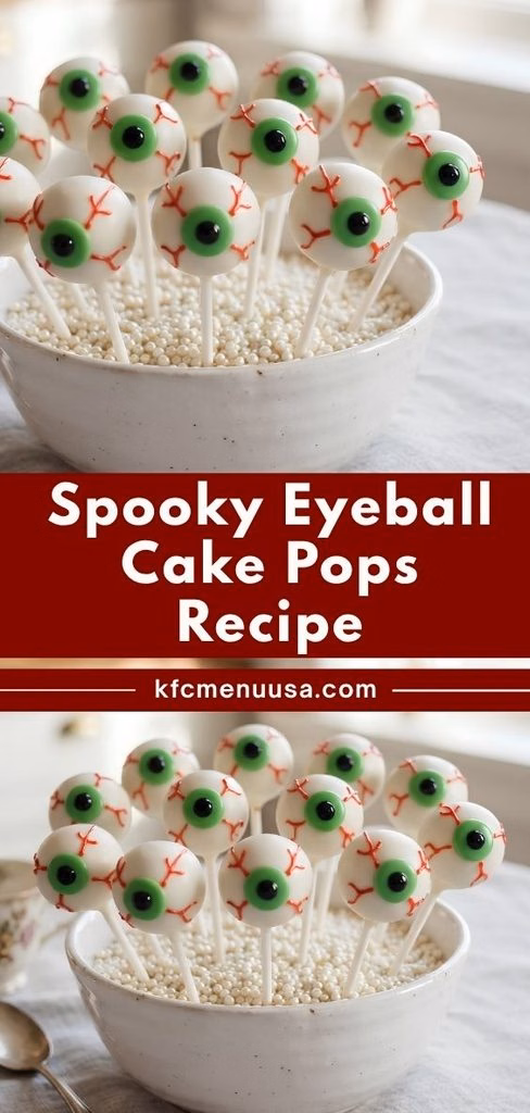 Spooky Eyeball Cake Pops Recipe