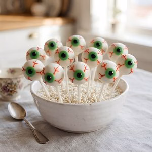 Spooky Eyeball Cake Pops Recipe