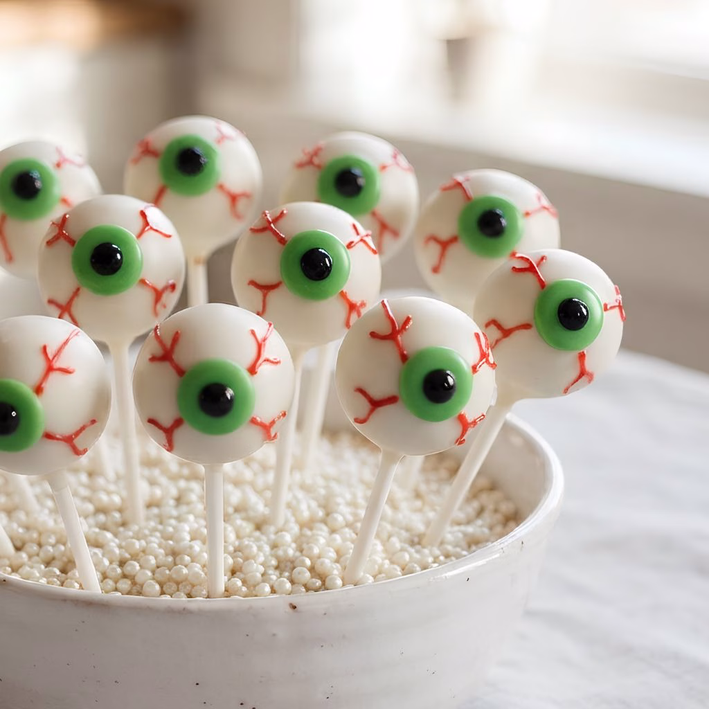 Spooky Eyeball Cake Pops Recipe