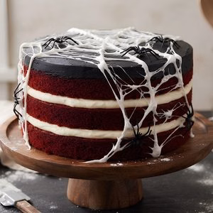 Spooky Spider Web Cake Recipe