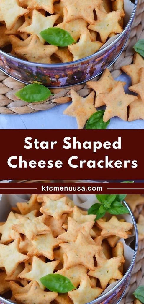 Star Shaped Cheese Crackers Recipe
