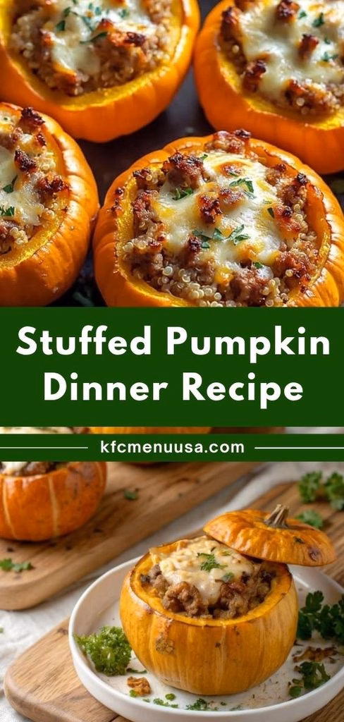 Stuffed Pumpkin Dinner Recipe