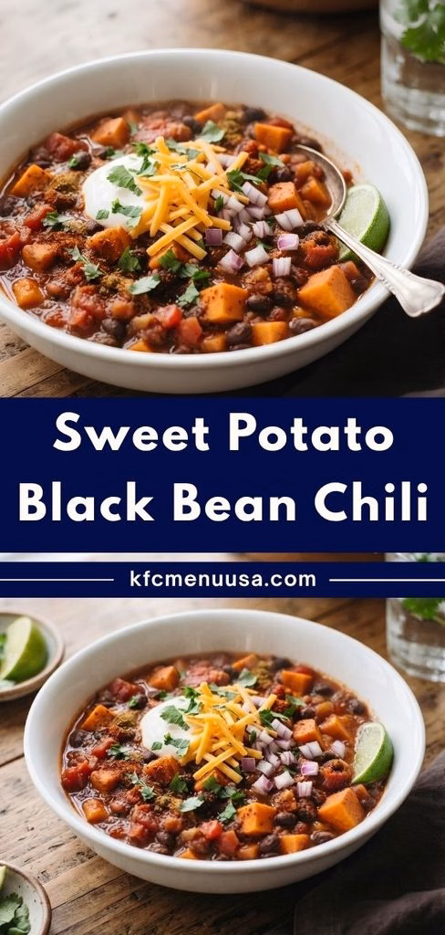 Sweet Potato Black Bean Chili Recipe