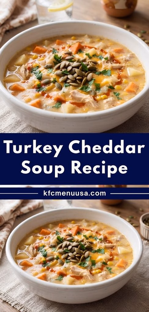 Turkey Cheddar Soup Recipe