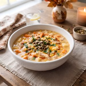Turkey Cheddar Soup Recipe
