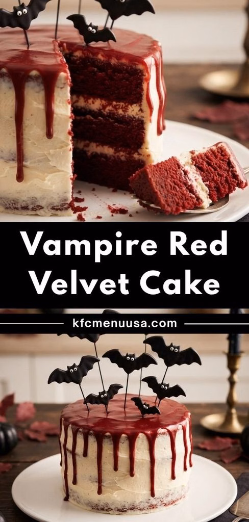 Vampire Red Velvet Cake Recipe