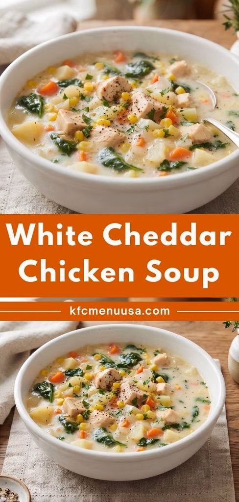 White Cheddar Chicken Soup Recipe
