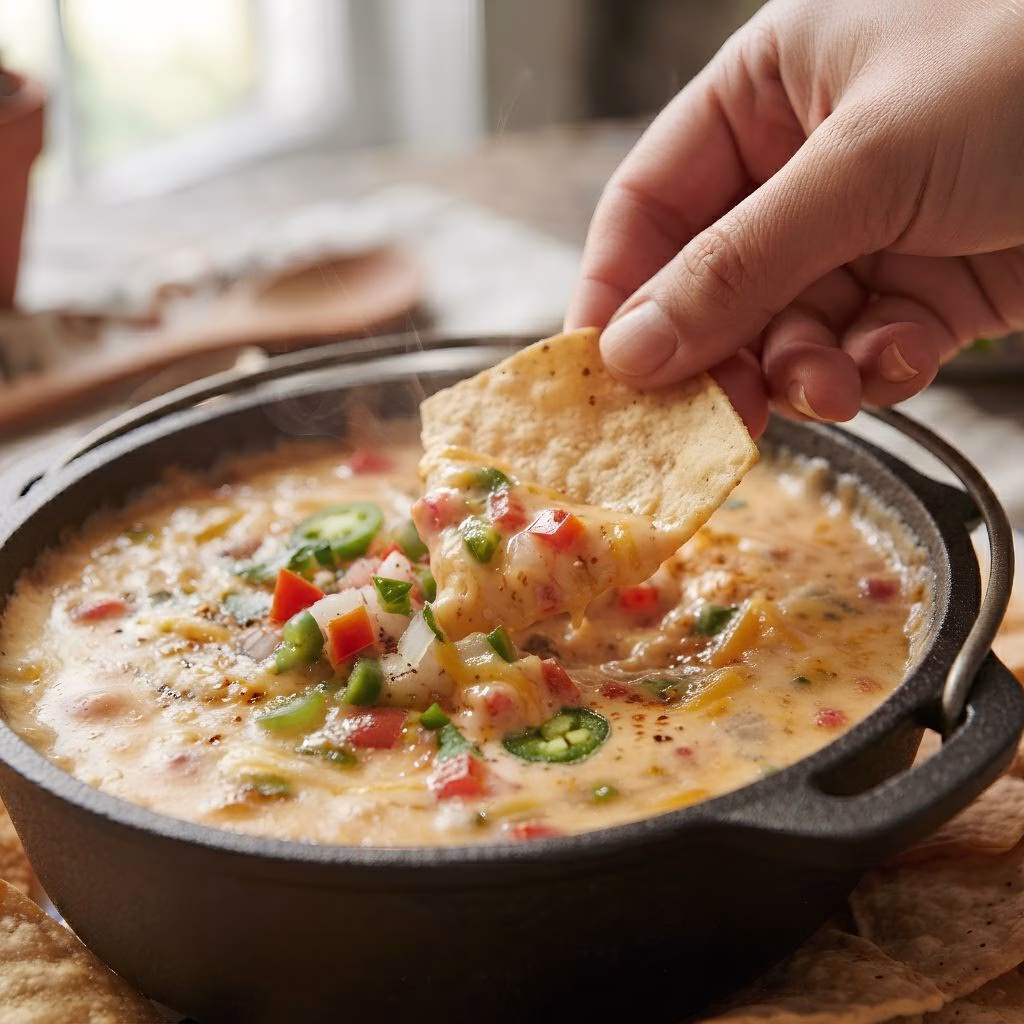 Witch Cauldron Queso Dip Recipe